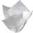 Muffinsform Tulipan Ø50x95 Hvid,1000 stk/krt Muffinplade