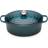 Le Creuset Deep Teal Signature Cast Iron Oval with lid 4.1 L