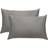Highams 2 Edge Pillowcases Pillow Case Grey