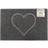 Oseasons Medium Heart Embossed Spaghetti Coil Grey