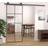 vidaXL Sliding Sliding Door Clear Glass (90x)