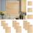 vidaXL Basic lamellåger 2 39,5x39,4 fyrretræ Udhusdør (100x)