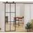 vidaXL Sliding door with ESG Skjutdörr Klarglas (x)