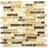 HUH Mosaik Interlock Crystal/Stone Mix Emperador Light Xic V1353