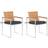 vidaXL 3061539 2-pack Havestol