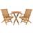 vidaXL 3087187 Patio Dining Set, 1 Table incl. 2 Chairs