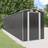 vidaXL haveskur 192x855x223 galvaniseret antracitgrå