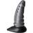 XR Brands Cc Beastly Tapered Bumpy Silicone Dildo Silver in stock