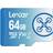 LEXAR FLY microSDXC Class 10 UHS-I U3 V30 A2 160/60 MB/s 64GB