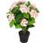 Homescapes Hydrangea Bush Artificial Plant with Pot, 70 Artificial Plant