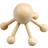 Creativ Company Massage Edderkop 10 cm