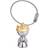 Troika Keyring, 4 cm, Silver, KR9-37/CH