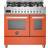 Bertazzoni PRO96L2EART gaskomfur Orange, Hvid