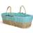 Clair De Lune Ocean Wave Pop Palm Moses Basket