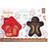 Decora GINGERGREAD Man & House Cookie Cutter