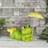 32cm Novelty Green Frog Garden Decoration Umbrella