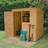 Forest Garden 6X4 Pent Dip Treated Shiplap Brown (Building Area )