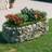 vidaXL gabion-højbed 200x100x50 galvaniseret jern Krukke