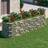 vidaXL gabion-højbed 400x100x100 galvaniseret jern Krukke