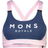 Mons Royale Stella X-Back Bra - Blue/Pink