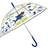 Perletti Cool Shark Transparent Automatic Umbrella 45cm