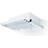 Mepamsa Hood SUPERLINE GLASS 60cm, White, Silver