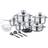 Royalty Line Pot set Set med lock 18 delar