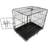 FoxHunter 18 inch Pet Dog Crate Folding With Door Tray