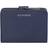 Silviano Blue Lindsey Bi Fold Wallet Leather - One