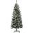 Homcom 5ft Snow Dipped Pencil Christmas Tree