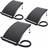 Monzana Solar Pool Heating Panel 3Pcs Set Anthracite 110x69x14cm