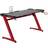 Homcom Ergonomic Gaming Desk Black/Red, 1420x660x860mm