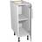 Wickes Orlando Grey Gloss Slab Base Unit
