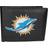 Siskiyou FBIL060 Male NFL Miami Dolphins Bi-fold Logo Large Wallet - One