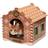 FurHaven Decorated Gingerbread House Corrugated Cat Scratcher Hideout