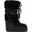 Moon Boot Icon Faux Fur - Black