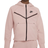 NIKE Girl's Tech Fleece Full-Zip Hoodie - Pink Oxford/Black (CZ2570-601)