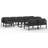 vidaXL 3107819 Loungesæt, 1 borde inkl. 9 sofaer