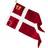 Langkilde & Søn Yachtflag L&S syet 170 g/m2 flagdug 52x100cm
