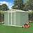Birchtree 1.8m 2.5m, Light Green Birchtree Steel Apex Garden Garden (Building Area )