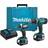 Makita Lxt 18V 4Ah Li-Ion Cordless Combi Drill & Impact Driver Dhp453 & Dtd152