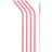 Drink Pink Reusable Metal Straws Set of 4