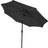 MonsterShop 2.4m led Tilt Parasol Umbrella Garden Sun Shade