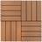 vidaXL 22 pcs Decking Tiles 30x30 cm 2 sqm WPC Dark Brown