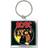 AC/DC Highway To Hell Metal Keyring Acdc Gift Band Square