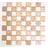 HUH Mosaik natursten MOS 32/1513 R 30,5x30,5 beige/brun
