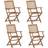 vidaXL 313602 4-pack Havestol