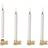 Uyuni Chandelier Mini White Julgransbelysning 4 Lampor 4st
