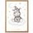 Hippopotamus Baby Poster A4 21x29.7cm