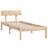 vidaXL Bed Frame Solid Pine 70cm Sengeramme 100x200cm